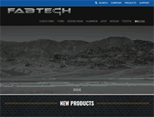 Tablet Screenshot of fabtechmotorsports.com